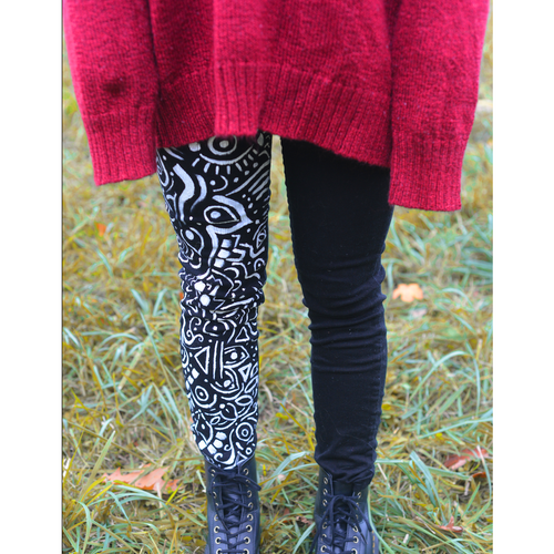 Hand Painted Original Black Denim - Isabelle Anderson Art